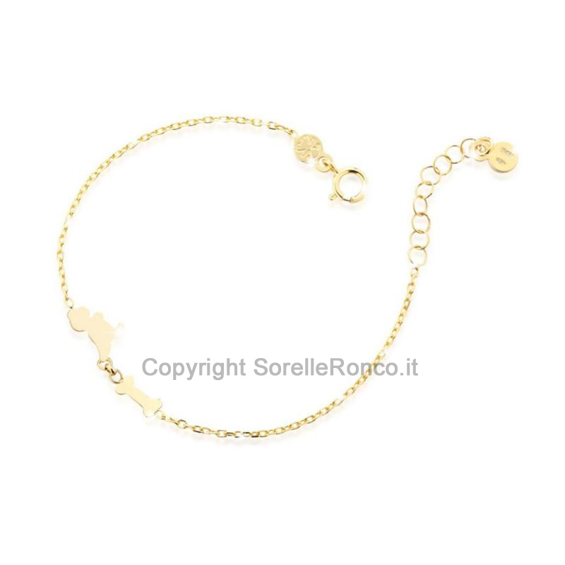 BRACCIALE LEBEBE PRIME GIOIE DINOSAURO IN ORO 9KT