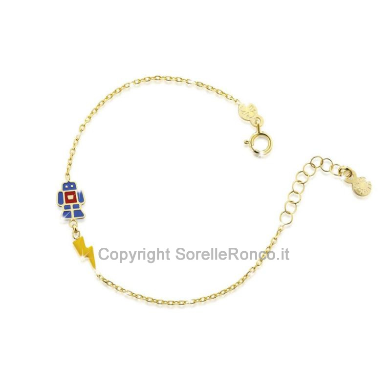 BRACCIALE LEBEBE PRIME GIOIE ROBOT IN ORO GIALLO