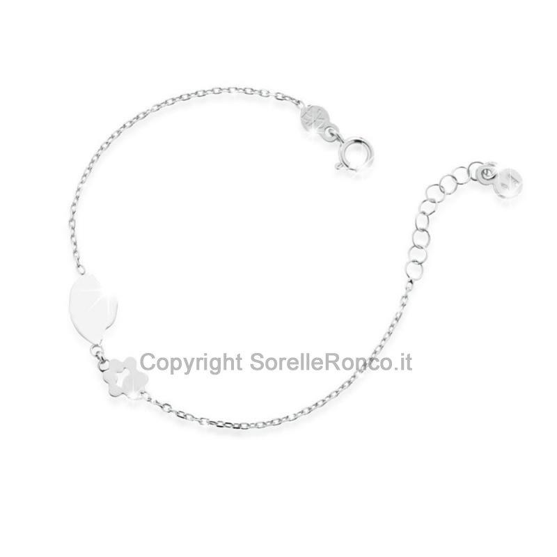 BRACCIALE LEBEBE PRIME GIOIE ANCORA IN ORO BIANCO