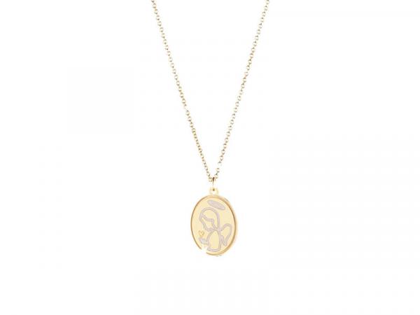 PMG087 - Collana Le Bebè Prime Gioie Proteggimi Angel Cuore