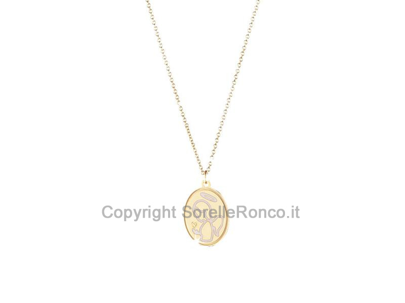 COLLANA LE BEBÈ PRIME GIOIE PROTEGGIMI ANGEL CUORE