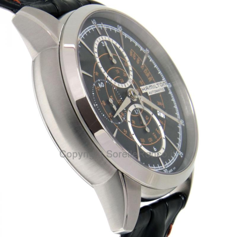 HAMILTON AMERICAN CLASSIC RAILROAD CRONO NERO 44MM