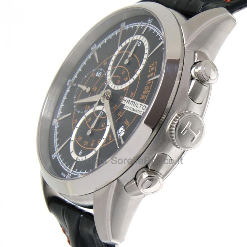 HAMILTON AMERICAN CLASSIC RAILROAD CRONO NERO 44MM