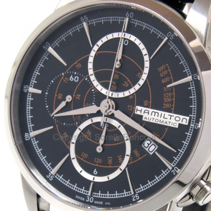 HAMILTON AMERICAN CLASSIC RAILROAD CRONO NERO 44MM