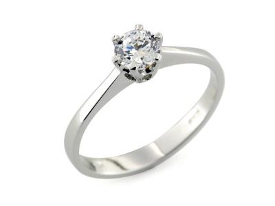 Anello Solitario con Zircone Swarovski