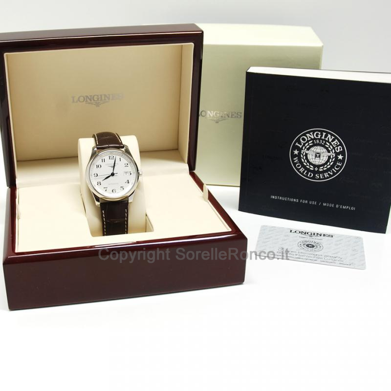 LONGINES MASTER COLLECTION 40MM BIANCO E MARRONE