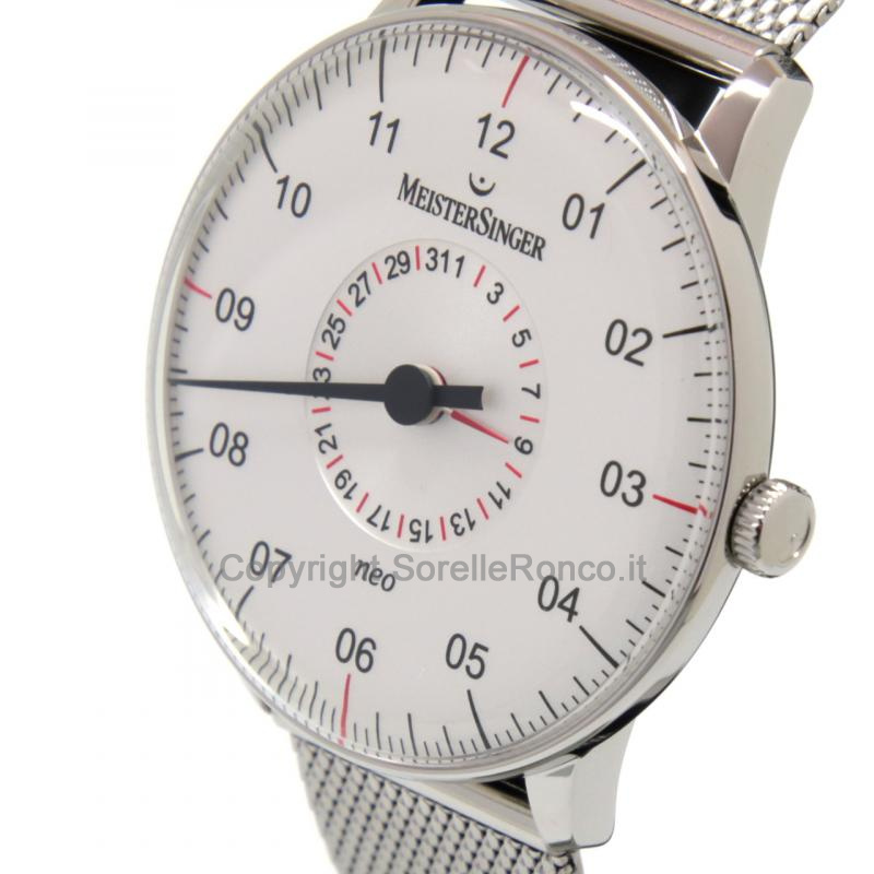 MEISTERSINGER NEO POINTER DATE 36MM SILVER