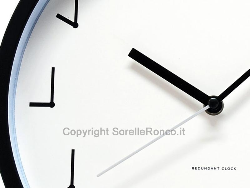 OROLOGIO DA PARETE REDUNDANT CLOCK 30 CM