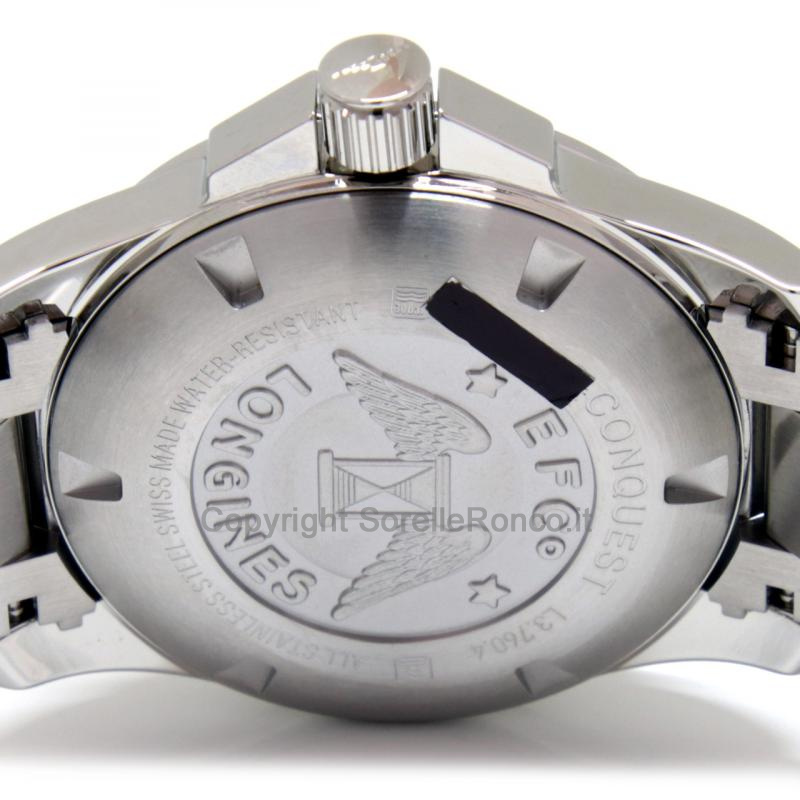 OROLOGIO LONGINES CONQUEST ACCIAIO BLU 43MM QUARZO