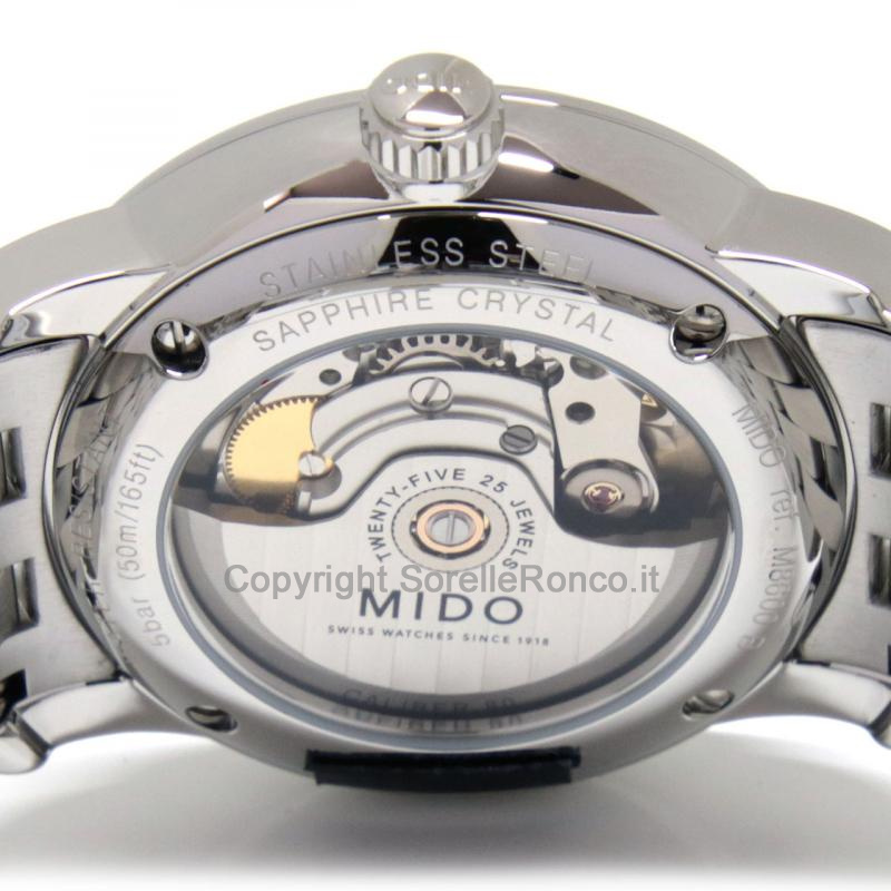 MIDO BARONCELLI BLU 38MM AUTOMATICO ACCIAIO