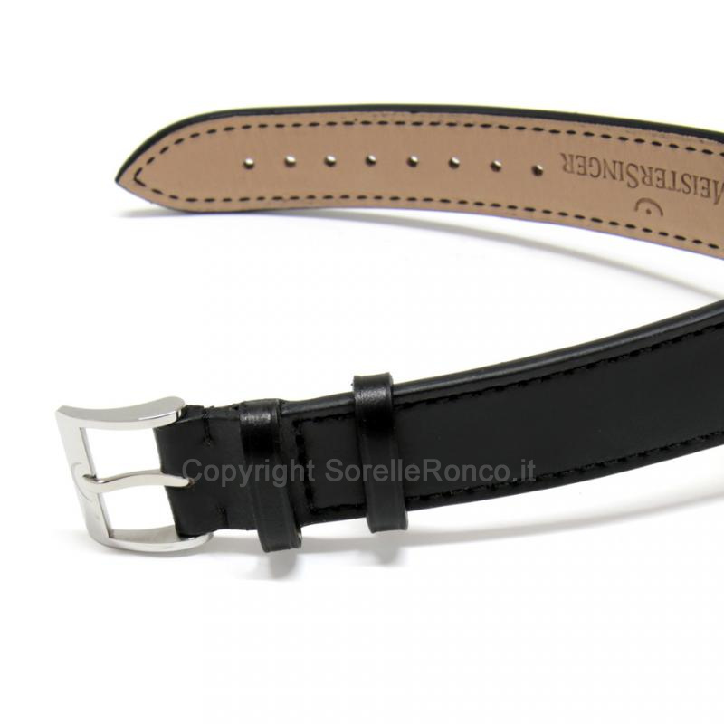 MEISTERSINGER FORM&STYLE NEO PLUS SILVER 40MM NERO