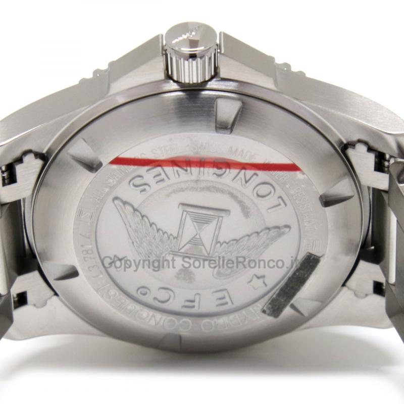 LONGINES HYDROCONQUEST GRIGIO 41MM GHIERA CERAMICA