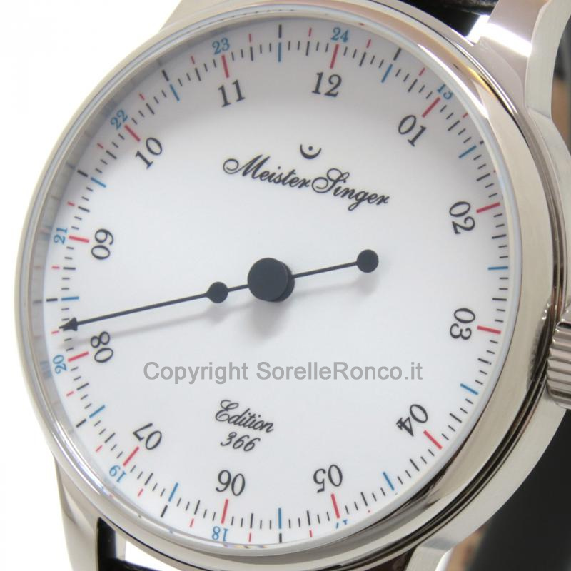 MEISTERSINGER SPECIALS 43MM SILVER PELLE LIMITED