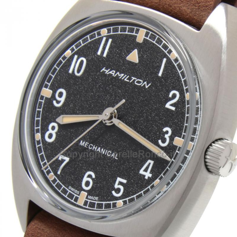HAMILTON PILOT PIONEER NERO NATO MARRONE 36MMX33MM