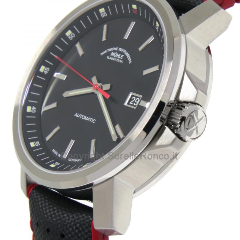 MÜHLE GLASHÜTTE 29ER BIG NERO 42MM GOMMA AUTO