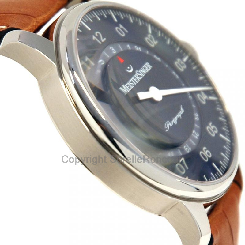 MEISTERSINGER CLASSIC PLUS PERIGRAPH 43MM BLU