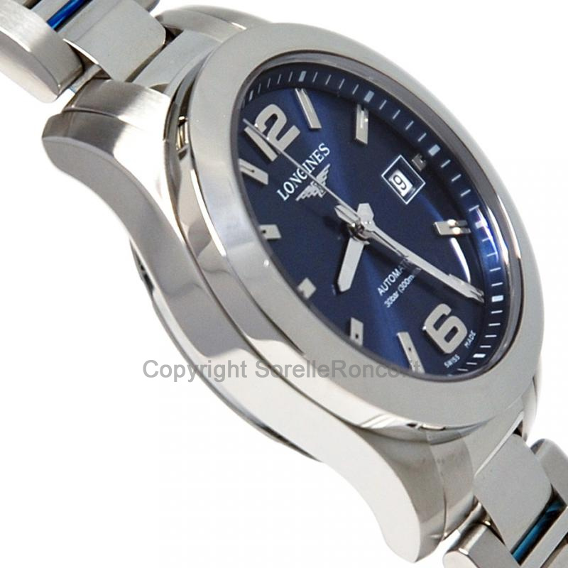 LONGINES CONQUEST BLU 29,5MM BRACCIALE ACCIAIO