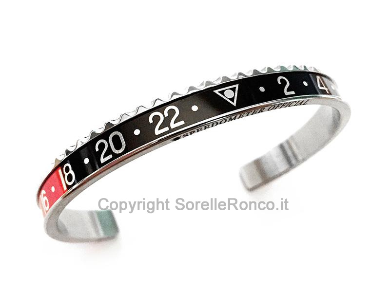 Bracciale Speedometer Rosso e Nero