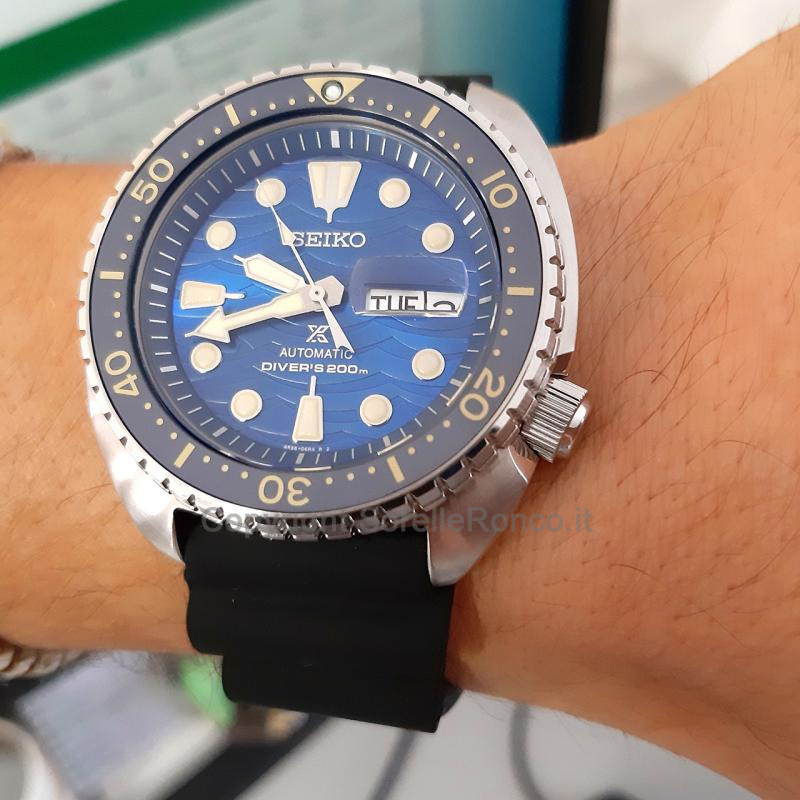 SEIKO PROSPEX BLU 45MM CINTURINO CAUCCIÙ NERO