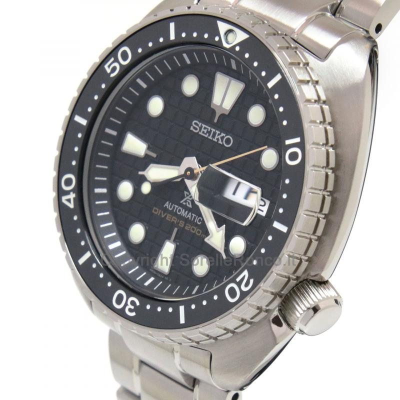 SEIKO PROSPEX NERO 45MM BRACCIALE ACCIAIO