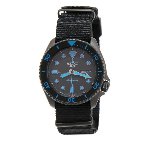 SRPD81K1 - Seiko 5 Sports Nero 42,5mm Indici Blu
