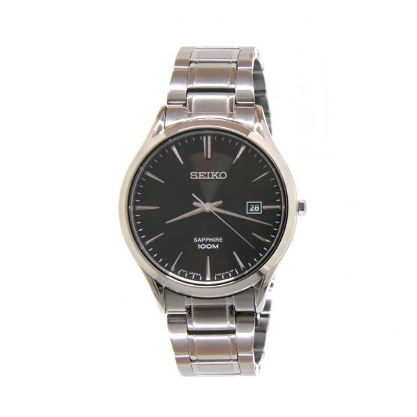 SGEG95P1 - Seiko Classic Nero 40mm Bracciale Acciaio