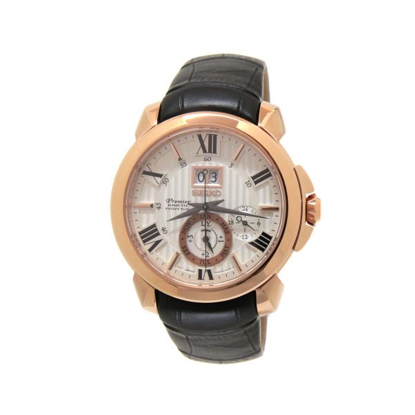 SNP150P1 - Seiko Premier Cinetico Silver 42.9mm Cassa Rosè
