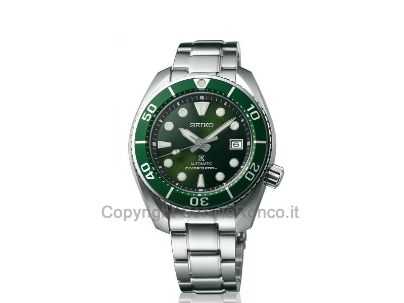 SOLAR PROSPEX SEIKO AUTOMATICO VERDE ACCIAIO 45MM