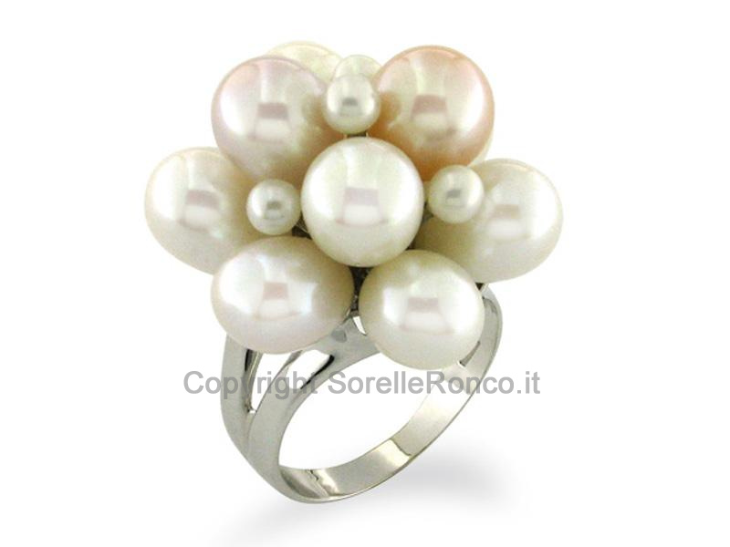 ANELLO IN ORO CON PERLE