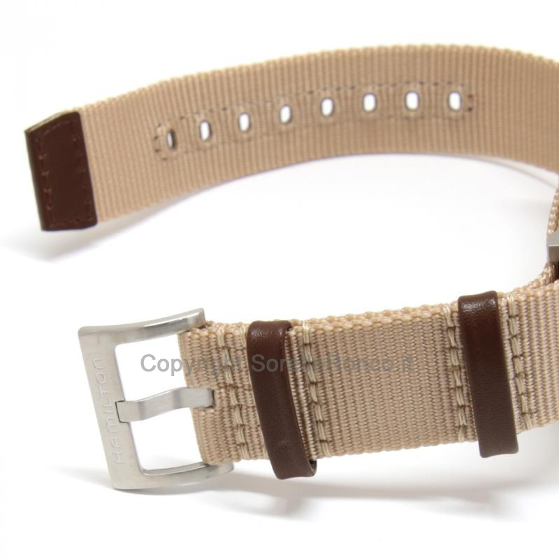 HAMILTON KHAKI FIELD 38MM MARRONE NATO BEIGE