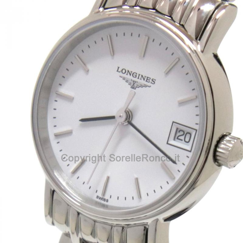 LONGINES PRÉSENCE BIANCO LADY 23,5MM ACCIAIO