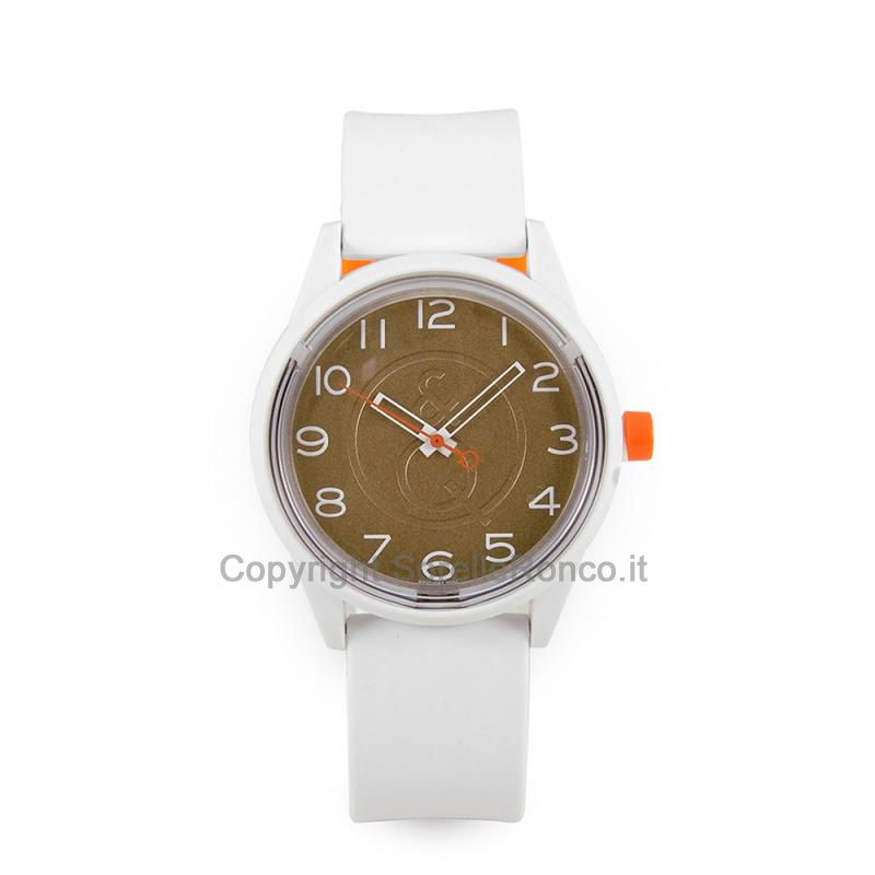 SMILESOLAR RAGAZZI ARABICS BIANCO E MARRONE 40MM