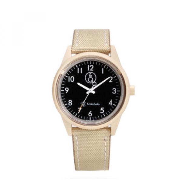 RP08J002Y - SmileSolar Arabics Nero Tessuto 40mm per Ragazzi