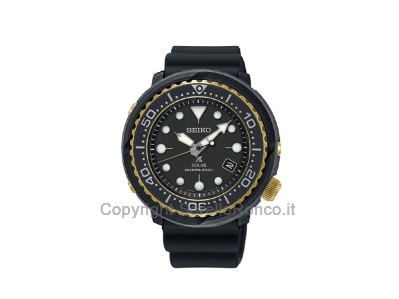 SEIKO PROSPEX SOLAR NERO E GIALLO 46,7MM