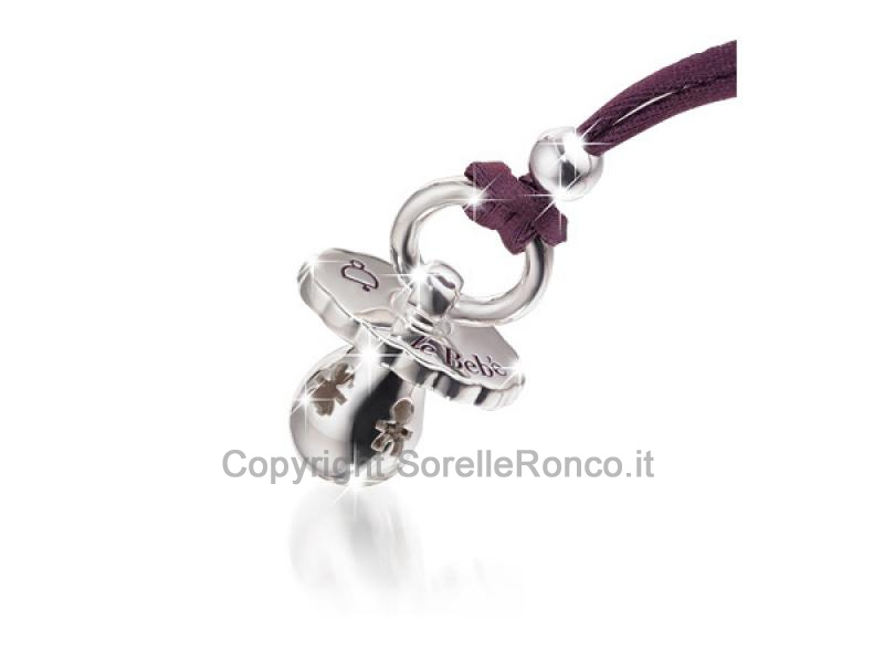CIONDOLO LE BEBE SUONAMORE IN ARGENTO