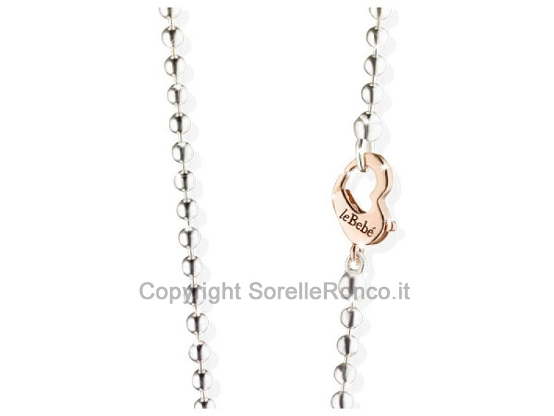 CATENA LE BEBE SUONAMORE IN ARGENTO