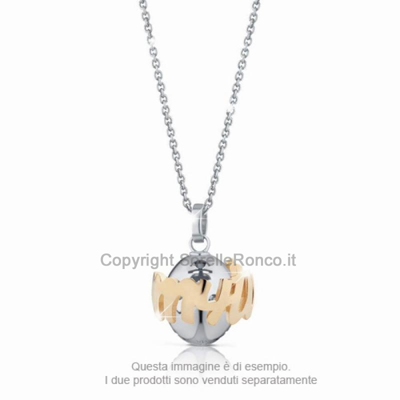 LE BEBE SCRITTA ARGENTO PLACCATO ORO PER OVETTO