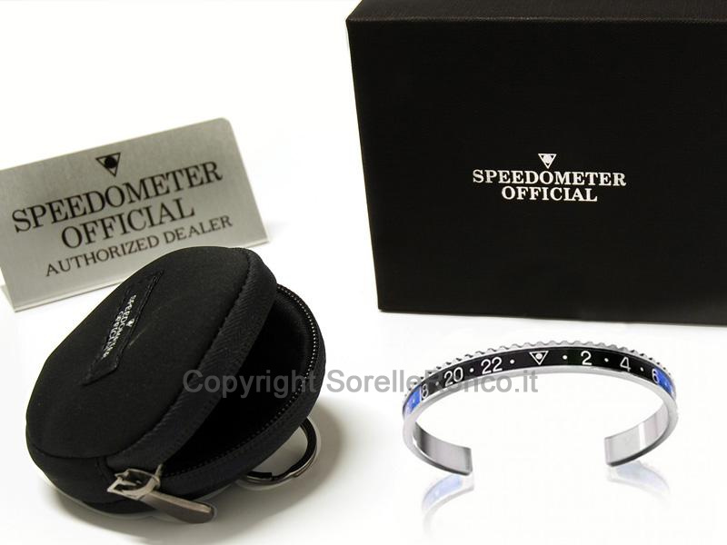 BRACCIALE SPEEDOMETER OFFICIAL BLU NERO