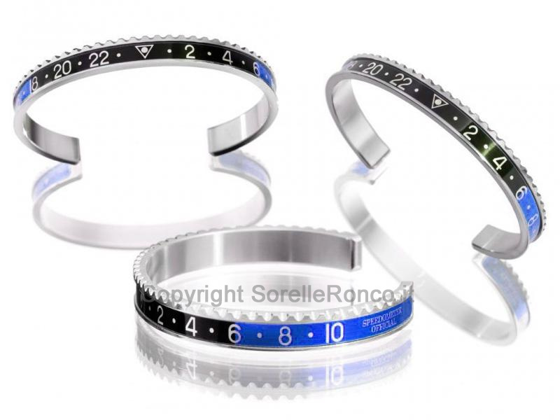 BRACCIALE SPEEDOMETER OFFICIAL BLU NERO