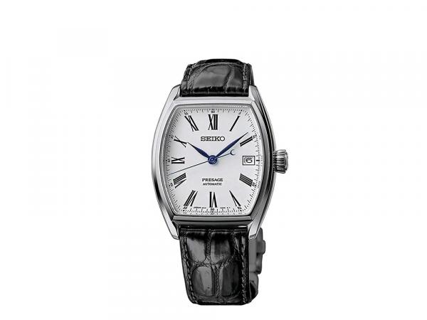 SPB049J1 - Seiko Presage Auto 35,9x46mm Bianco Pelle Nera