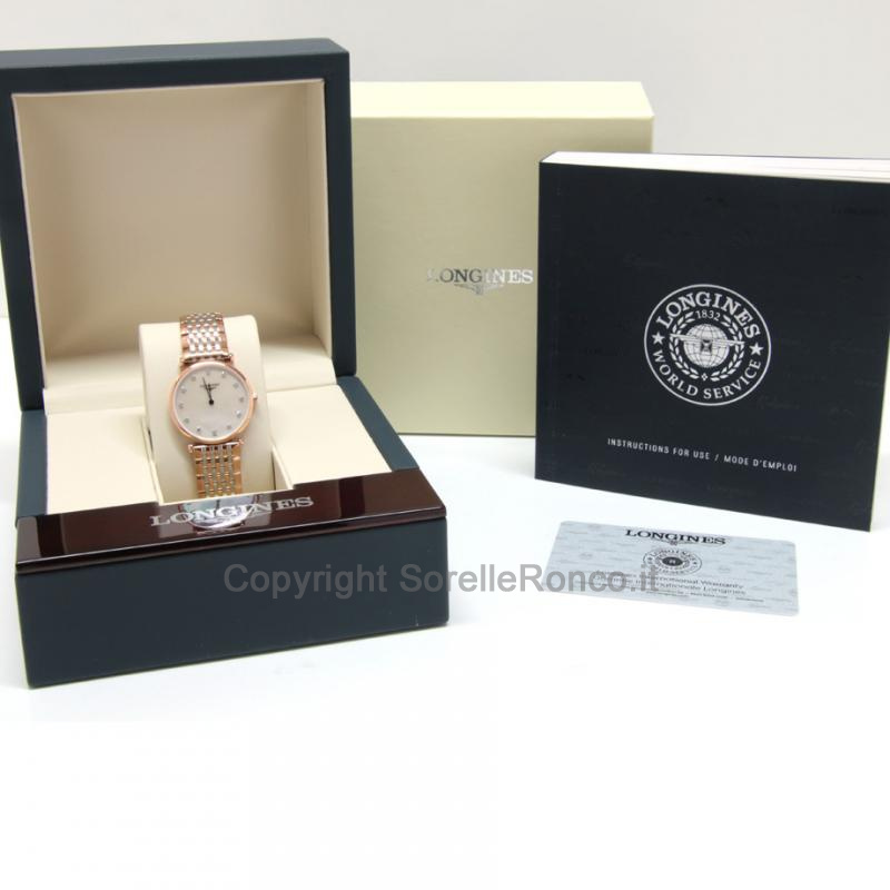 LONGINES LA GRAND CLASSIQUE PERLA PVD ROSSO 29MM