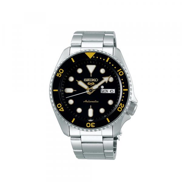 SRPD57K1 - Seiko 5 Nero Cinturino Acciaio Automatico 42,5mm
