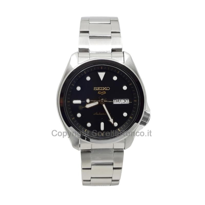 SEIKO 5 SPORTS NERO 40MM ACCIAIO BICOLOR