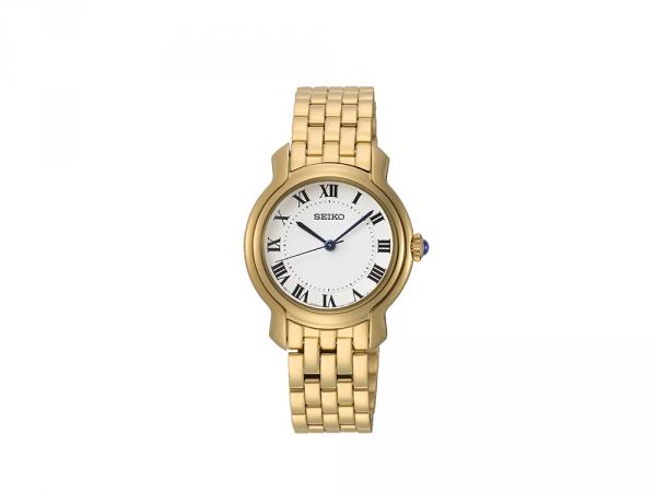 SRZ520P1 - Seiko Lady Bianco 29mm Dorato Quarzo