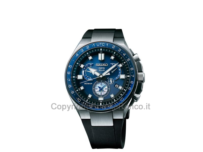 SEIKO ASTRON SOLAR TITANIO BLU 46.7 MM