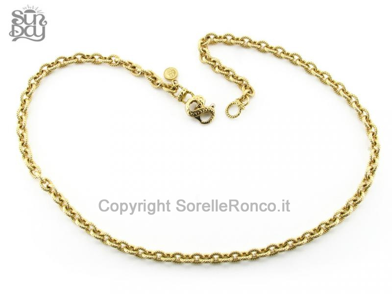 COLLANA CON PENDENTE CROCE SUN DAY