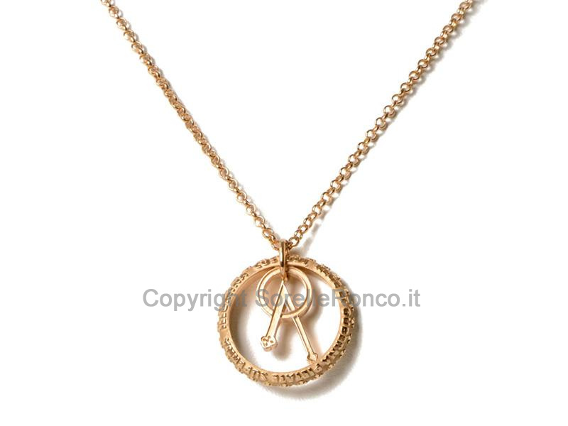 TUUM ANGELO CIONDOLO T-GOLD CON CATENA