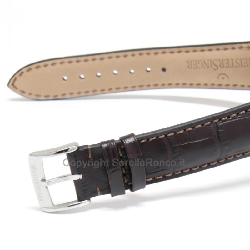 MEISTERSINGER SPECIALS 43MM SILVER PELLE LIMITED