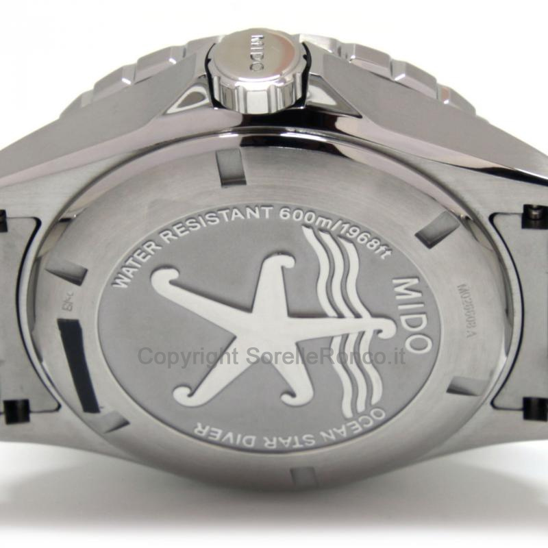 MIDO OCEANS STAR BLU 43MM ACCIAIO CHRONO DIVER 600