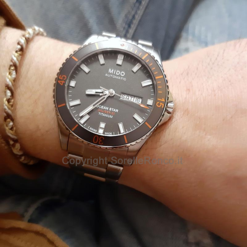 MIDO OCEANS STAR CAPTAIN DIVER 42MM ANTRACITE